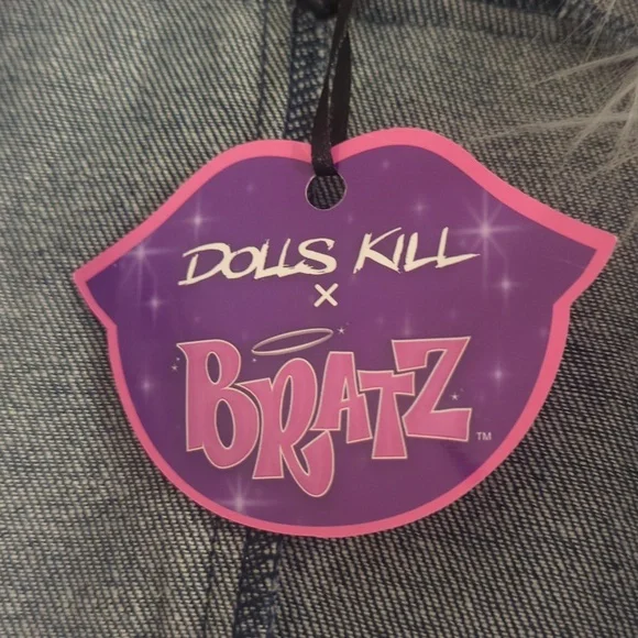 Bratz x Dollz kill jean fur jacket - Picture 3 of 5
